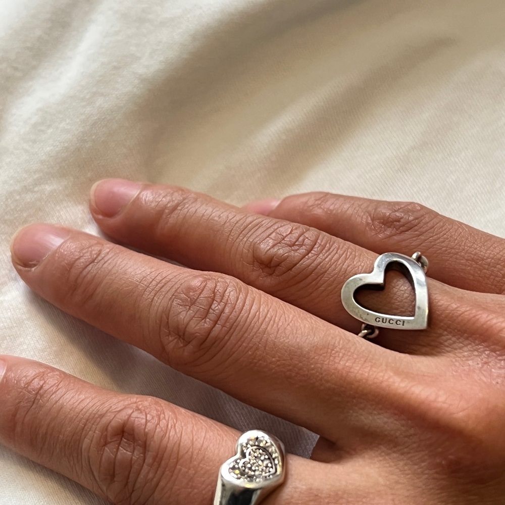 Gucci Silver Ball Chain Ring - Picture 4 of 4